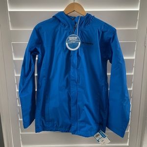 Columbia Blue Waterproof Rain Jacket